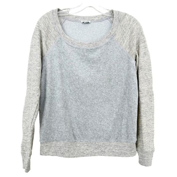 Splendid Gray Crewneck Sweatshirt Sz XS - Picture 1 of 6